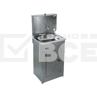 Умывальник Акватекс бак антикорроз. без ЭВН мойка нерж. серый (аквамикс)