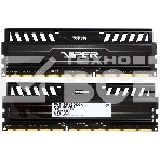 Оперативная память Patriot Viper 3, DDR3, 16GB (2x8 GB), 1600 MHz, CL10, радиатор, черный, фото 1