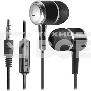 Наушники Defender Pulse 427 черный вставки