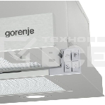 Встраиваемая вытяжка Gorenje TH62E4X, ширина 60 см, механическое управление, отвод и рециркуляция, 450 м3/ч, нержавеющая сталь, фото3