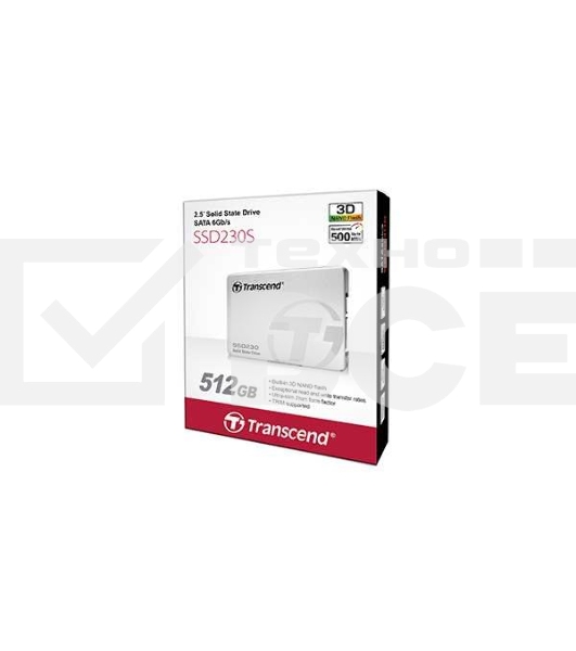 Накопитель SSD Transcend 230S, 512Gb, SATA III, 2.5