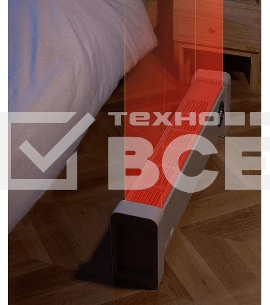 Обогреватель Viomi VXTJ04, темно-серый, 2200 Вт, 20 м2, электронный термостат (650188)