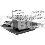 Духовой шкаф Bosch HBF534EB0Q Встраиваемый электрический духовой шкаф 60 x 60 cm Черный, объем 66л, Размеры прибора (мм) 595 x 594 x 548 mm, фото4