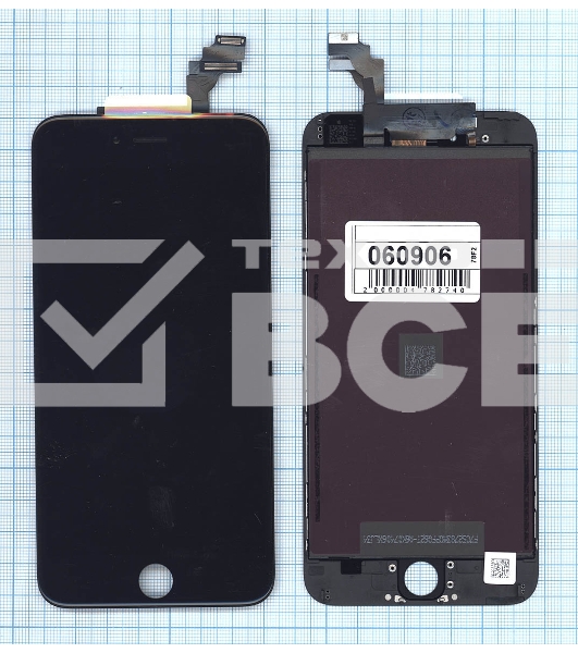 Дисплей для Apple iPhone 6 Plus в сборе с тачскрином (Foxconn) черный