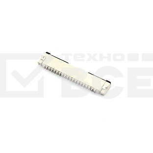 Разъем FPC Flip-Lock 1010-20RLGF 20 pin высота 1мм шаг 1мм