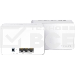 Домашняя Mesh Wi‑Fi система AX3000 Whole Home Mesh Wi-Fi 6 SystemSPEED: 574 Mbps at 2.4 GHz + 2402 Mbps at 5 GHzSPEC: Internal Antennas, 3× Gigabit Ports per Unit (WAN/LAN auto-sensing), 1024-QAM, OFDMA, HE160FEATURE: MERCUSYS APP, Router/AP Mode, One Unified Network, Seaml, фото9