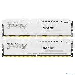 Оперативная память Kingston Fury Beast, DDR5, 64GB (2x32GB), 6000MHz, CL30, DIMM, с радиатором, белый, фото4