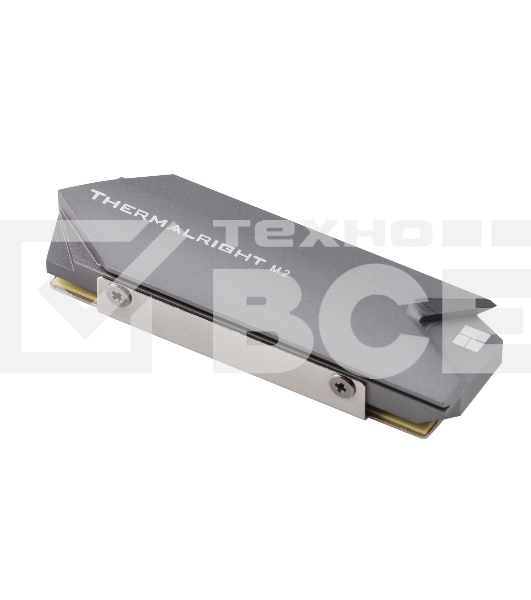 Радиатор для M.2 SSD Thermalright 2280, 75x23х12 мм, серый (002189)