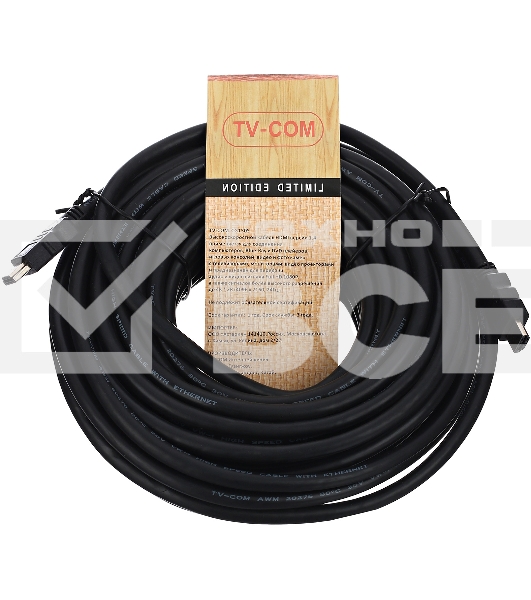 Кабель цифровой TV-COM HDMI19M to HDMI19M, V1.4+3D, 15m <CG150S-15M>