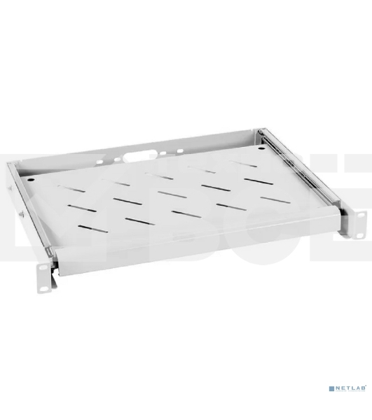 Полка Cabeus, выдвижная, 1U, 40х450х1000 мм (ВхШхГ),   серый