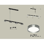 Светильник Ambrella light XB9152151/4 SBK/PPH черный песок/графит полированный GX53 (C9152, N8133), фото 1