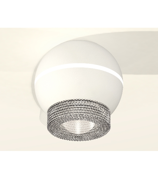 Светильник Ambrella Light XS1101030 SWH/CL белый песок/прозрачный MR16 GU5.3 LED 3W 4200K (C1101, N7191)