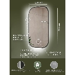Зеркало Bau Black Rand 50х70, с LED фоновой подсветкой, бесконтактным сенсором, черной окантовкой, фото10