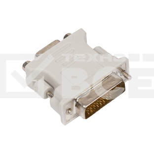Переходник DVI-I (M) в VGA(SVGA) (F) Exegate, позолоченные контакты, экранирование