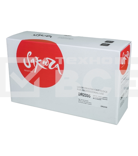 Фотобарабан Sakura DR2335 для Brother HL-L2300DR, HL-L2340DWR, HL-L2360DNR, HL-L2365DWR, DCP-L2500DR, DCP-L2520DWR, DCP-L2540DNR, DCP-L2560DWR, MFC-L2700DWR, MFC-L2720DWR, MFC-L2740DWR, 12 000 к