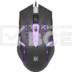 Мышь проводная Defender Flash MB-600L черный, 1200 dpi, USB, кнопки - 4, фото5