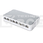 Коммутатор TP-Link SOHO TL-SF1008D Коммутатор 8-port 10/100M mini Desktop Switch, 8 10/100M RJ45 ports, Plastic case, фото20