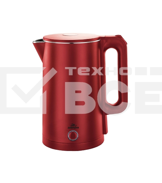 Чайник электрический Добрыня DO-1245R (1,8л) 2000Вт двойная стенка пл/нжс красный