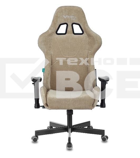 Кресло игровое Бюрократ VIKING KNIGHT LT21 FABRIC песочный крестовина металл/пластик
