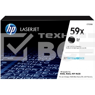 Картридж лазерный HP 59X черный для LJ M304/M404/MFP M428 10000 стр