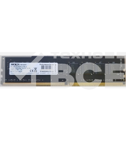 Оперативная память AMD Radeon R7, DDR4, 16GB (1x16GB), 2400MHz, CL16, DIMM