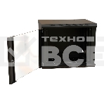 Шкаф коммутационный WRline (WR-TW-1245-GP-RAL9004) настенный 12U 600x450мм пер.дв.стекл 2 бок.пан. 60кг черный 370мм 650мм IP20 сталь, фото4