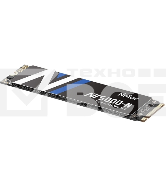 Накопитель SSD Netac NV5000 Pro, 500GB, M.2 2280, PCIe 4.0 x4, NVMe, R/W 4800/2700, с радиатором