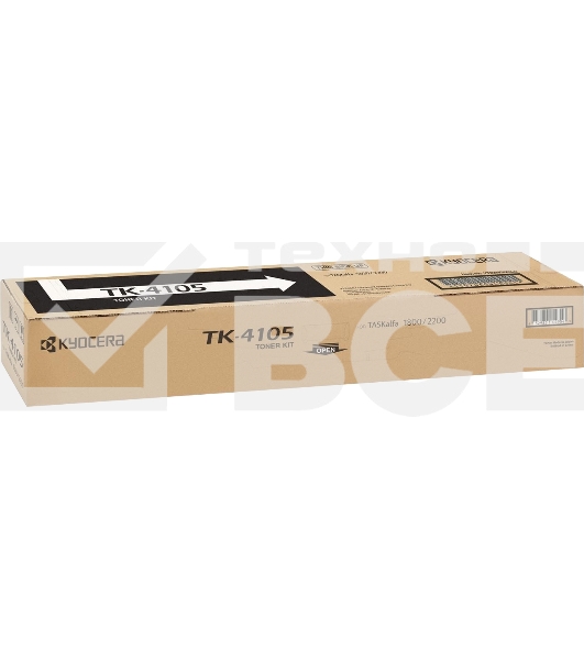 Картридж лазерный Kyocera TK-4105 (1T02NG0NL0) черный для TASKalfa 1800/2200/1801/2201 15000 стр