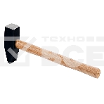 Молоток слесарный Sparta 1500 г, квадратный боек, деревянная рукоятка, фото2