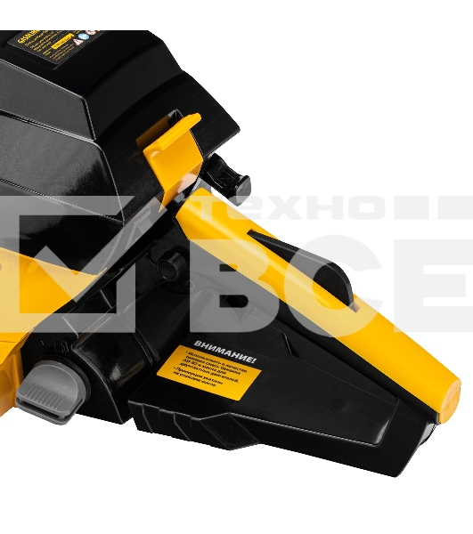 Пила цепная бензиновая DGS-4516, шина 40 см, 45см3, 3,0 л.с., шаг 3/8, паз 1,3 мм, 57 зв Denzel
