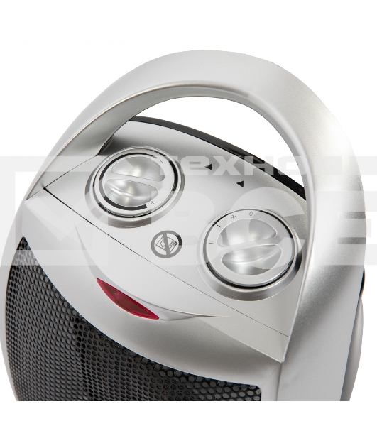 Тепловентилятор MTX FHC-1500, серый, 750/1500 Вт, 15 м2, термостат