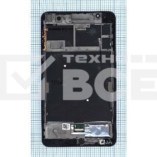 Модуль (матрица + тачскрин) для Asus Fonepad 7 FE171 / FE171CG черный с серебристой рамкой
