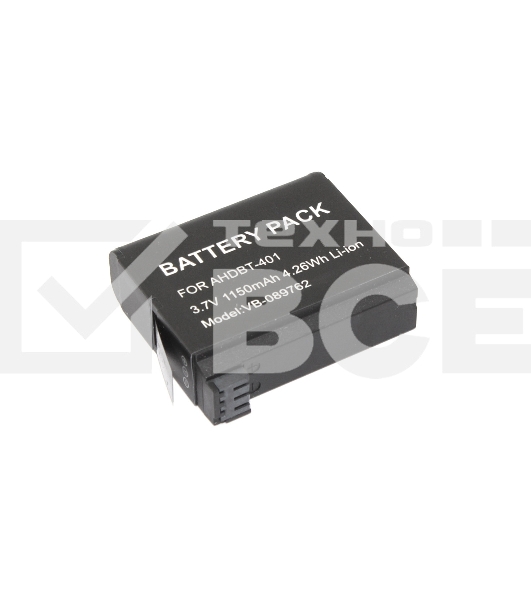 Аккумуляторная батарея для видеокамеры GoPro HD HERO4 3,7V 1150mAh
