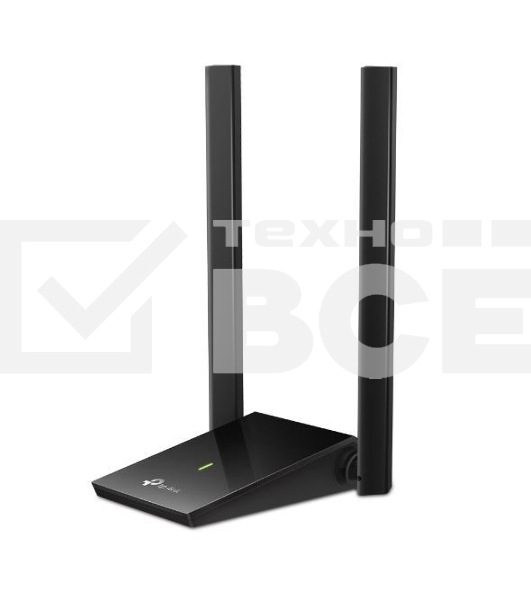 Адаптер TP-Link AC1300Mbps Dual-band High-Gain wireless USB adapter, 867Mbps at 5G and 400Mbps at 2.4G, two high gain antennas, USB 3.0, USB extension cable, support wave 2 MU-MIMO, full compatible with Windows and macOS.