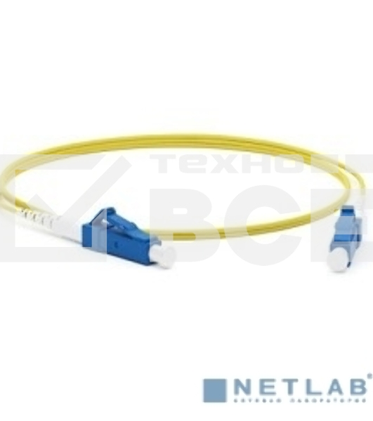 [Патч-корд] Hyperline FC-S2-9-LC/­UR-LC/­UR-H-1M-LSZH-YL Патч-корд волоконно-оптический (шнур) SM 9/­125 (OS2), LC/­UPC-LC/­UPC, 2.0 мм, simplex, LSZH, 1 м