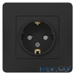 Розетка с/з С/У Антрацит со шторками, 16А, 250В BLNRS001116 Schneider Electric, фото 1