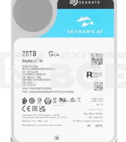 Жесткий диск Seagate SkyHawk AI ST20000VE002 20TB, 3.5