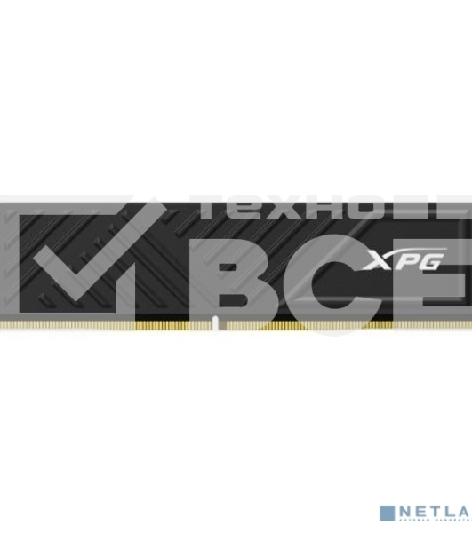 Оперативная память XPG Gammix D35, DDR4, 16GB (1x16GB), 3200MHz, CL16, с радиатором, черный