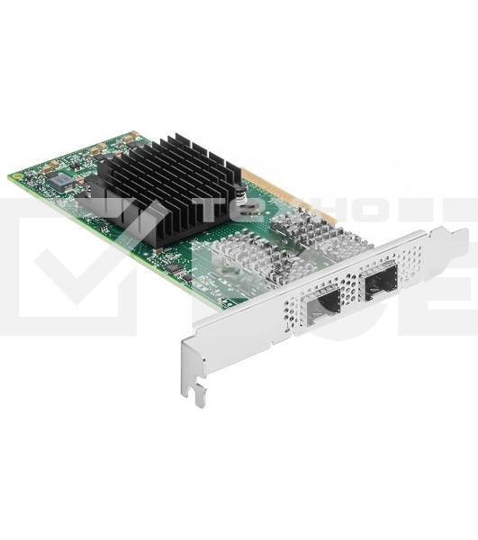 Сетевая карта ConnectX-4 Lx EN network interface card, 25GbE dual-port SFP28, PCIe3.0 x8, tall bracket, SR-IOV, TCP/UDP, MPLS, VxLAN, NVGRE, GENEVE, iSER, NFS RDMA, SMB Direct, ROHS R6