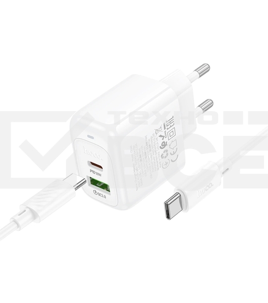 Сетевое зарядное устройство Hoco CS54A Surplu 20W 3A (PD+QC)