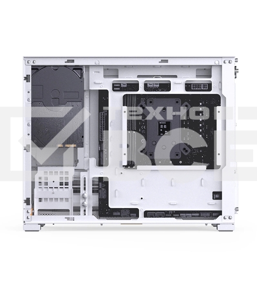 Корпус без блока питания Case JONSBO D32 PRO, Mini-Tower, TG, no fan, 2xUSB-A 3.2 + 1xUSB-C 3.2, mATX, mDTX, mITX White