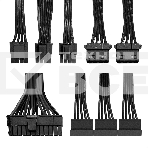 Блок питания 450W ExeGate 80 PLUS Bronze 450PPH (ATX, APFC, КПД 88% (80 PLUS Bronze), 12cm fan, 24pin, (4+4)pin, 2xPCI-E, 3xSATA, 3xIDE, черный, Color Box), фото4