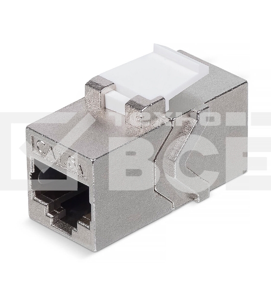 Адаптер проходной формата Rexant Pro Keystone, Jack RJ-45(8P8C), FTP, CAT 6A