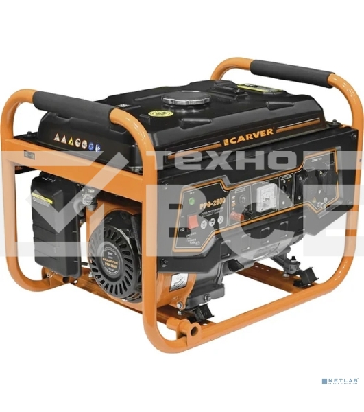 Электрогенератор бензиновый Carver PPG-2500, 2.3 кВт, 67 дБ, 40 кг