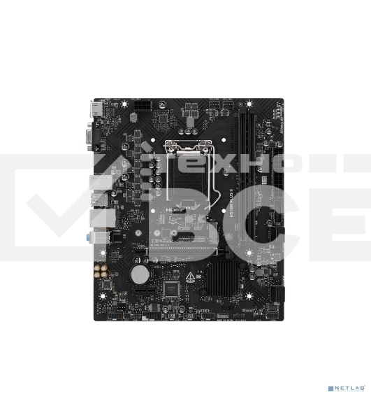 Материнская плата MSI H510M PLUS II, LGA1200, Intel H510, 2xDDR4, 4xSATA, 1xM.2, 1xPCIe 3.0 x16, 1xPCIe 3.0 x1, 1xVGA, 1xHDMI, 1x1Gb LAN, 2xUSB-A 5Gbps, 4xUSB-A 2.0, 3x3.5 мм, 7.1, mATX