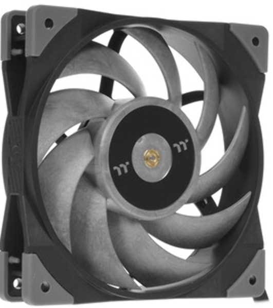 Вентилятор для корпуса Thermaltake TOUGHFAN 12 Turbo черный, 120 мм, 2500 об/мин, 28.1 дБ, 4 pin