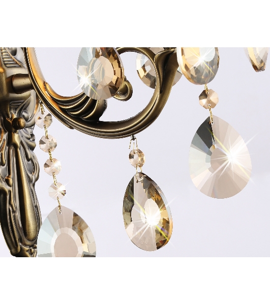 Светильник Ambrella light TR4578 SB/WH бронза/белый E14 max 40W 405*130*230