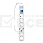 Сетевой фильтр PowerCube Фильтр-удлинитель (SPG(5+1)-16B-0,5M) 6 розеток, 0,5 м,16А/3,5кВт, белый, фото10