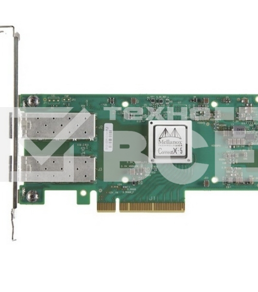 Сетевая карта ConnectX®-5 EN network interface card, 25GbE dual-port SFP28, PCIe3.0 x8, tall bracket, ROHS R6