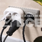 Четверник электрический Rexant 6А без заземления, белый, фото3